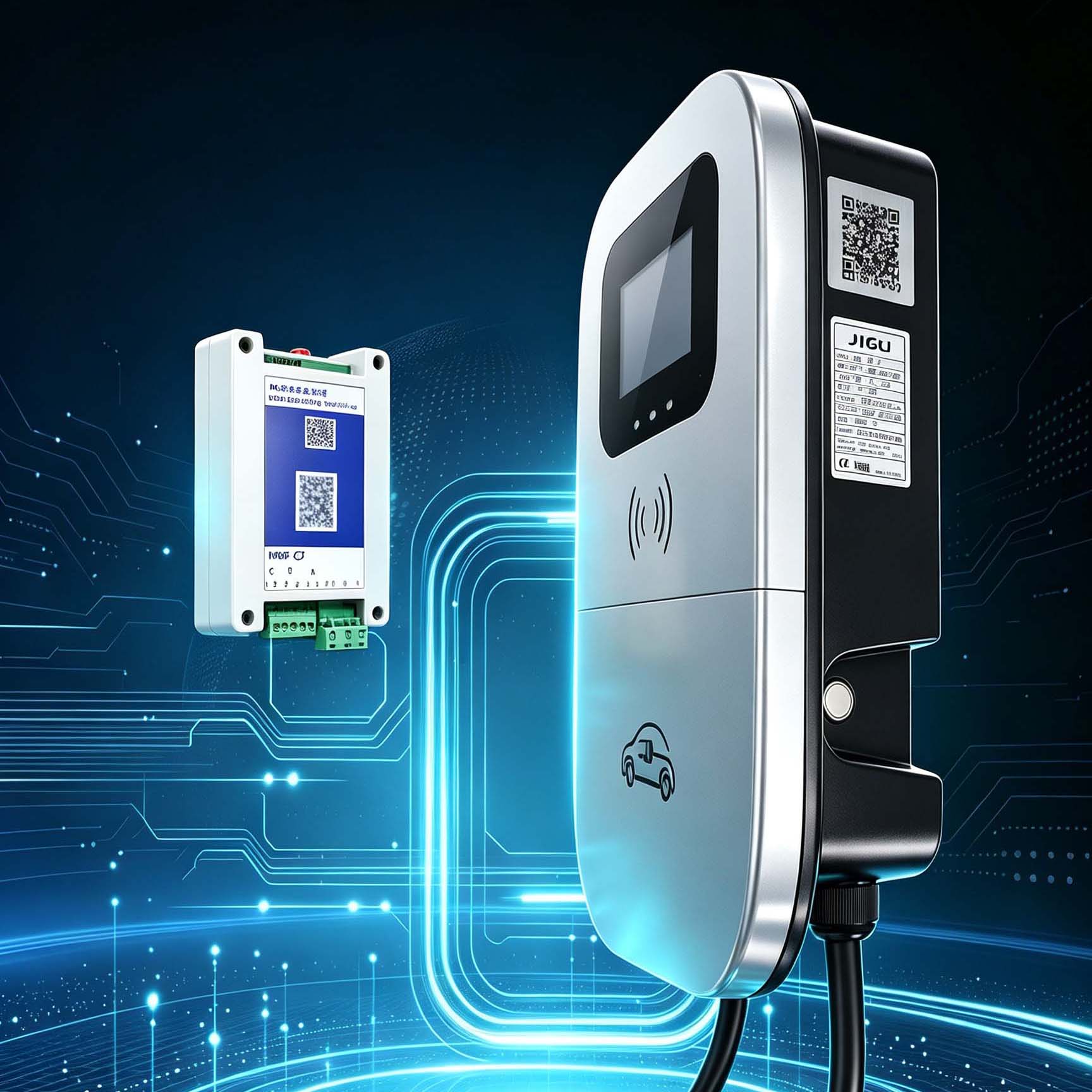 JIGU Dynamic Load Balancing EV - Wallbox Ev ulasan dan harga