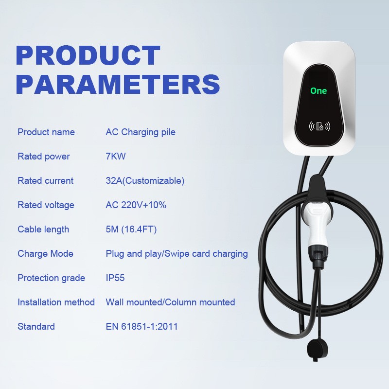 European-standard 7kW Type 2 E - Ev Charger ulasan dan harga