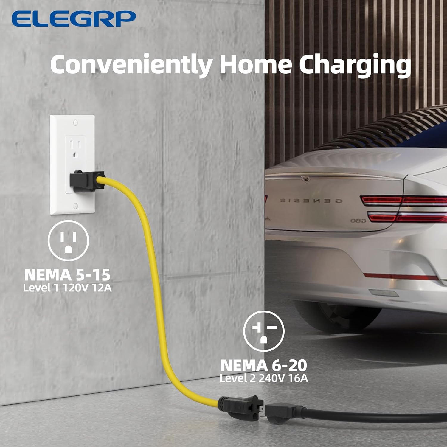 ELEGRP J1772 Ac Fast EV Car Ch - Home Ev Charger ulasan dan harga