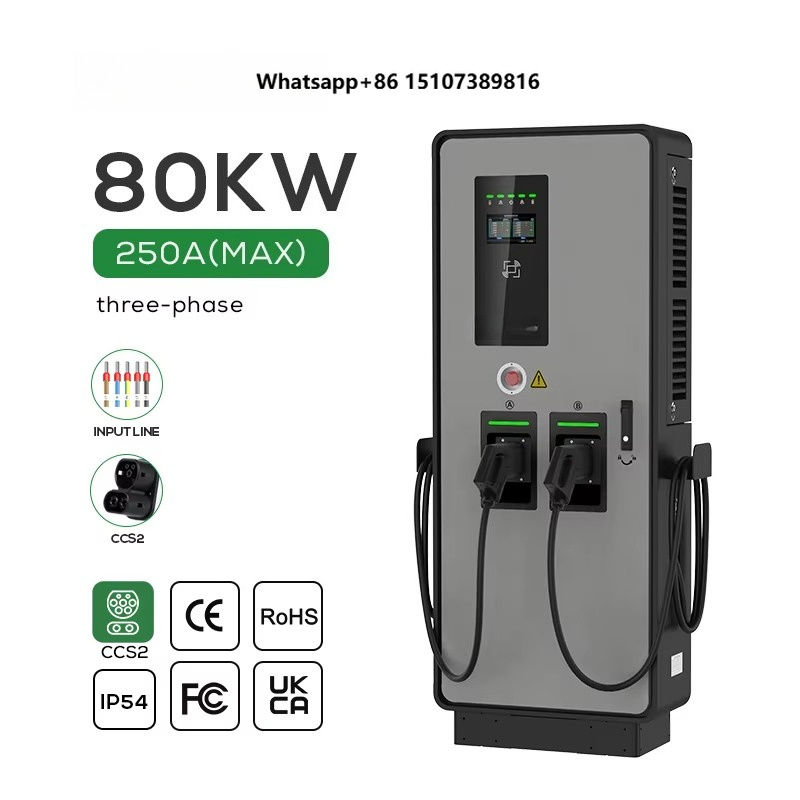 Dual  Dc Ev Charger 40kw 80kw  - Ev Charging Pile ulasan dan harga
