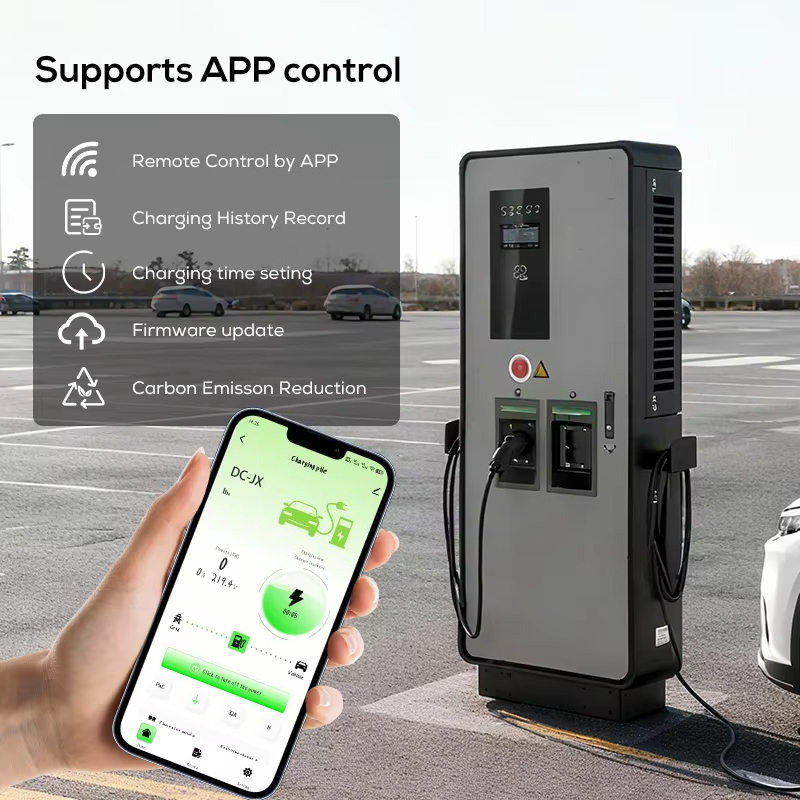Dual  Dc Ev Charger 40kw 80kw  - Ev Charging Pile ulasan dan harga